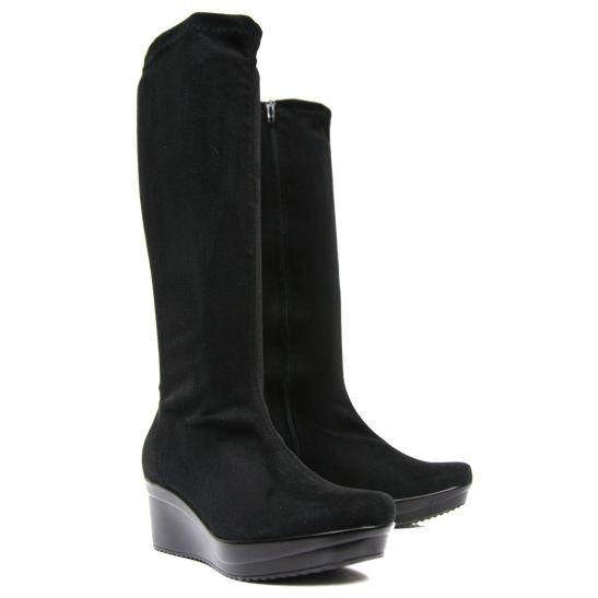 Knee High Boots Moda in Pelle