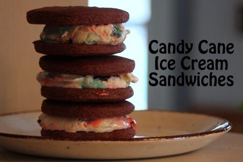 Day 6: Candy Cane Ice Cream Sandwiches