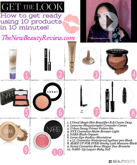 Beautysets - Get ready: 10 products in 10 mins...or less!