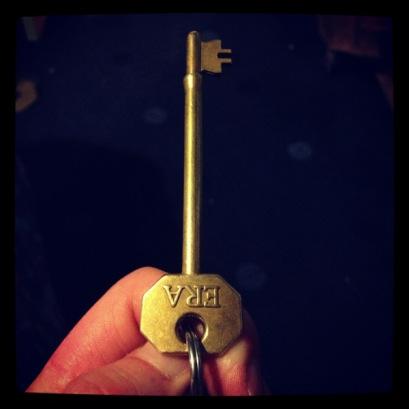 The key to my new flat!