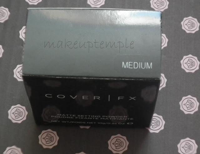 COVER FX : COVER FX Matte Setting Powder Swatches & Review