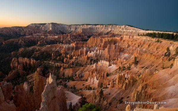 Bryce Canyon National Park, Landscape, Hoodoos, Sunrise