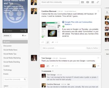 New Communities Google+