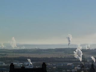 Towards Grangemouth from Stirling