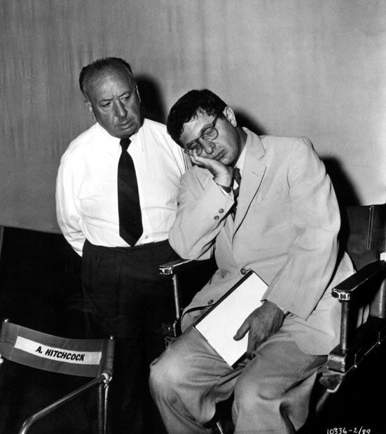 BH_56 Alfred Hitchcock and the overworked composer of The Man Who Knew Too Much, Bernard Herrmann