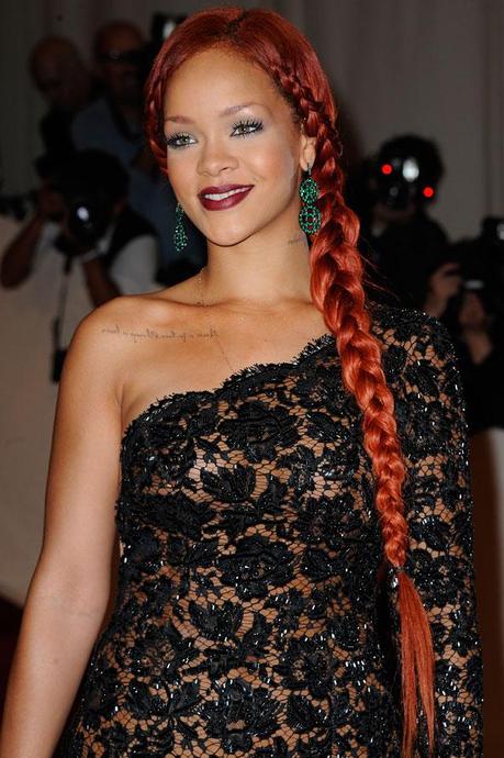 Rihanna in Berry Lips