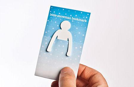 Little Snowman Bookmark