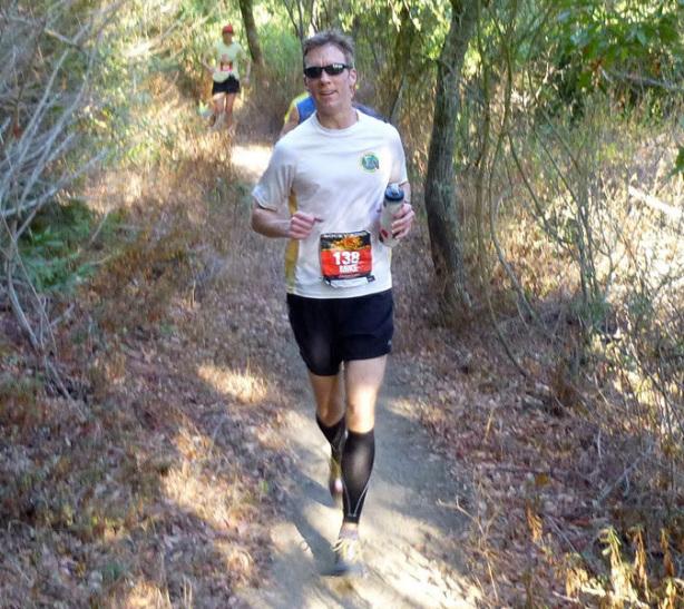 Mike Sohaskey on Rocky Ridge Half Marathon singletrack