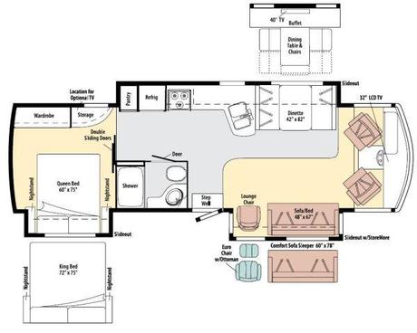 The efficient design of our 280 sqf of living space provides more than enough room for two people.