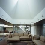 Square Skylight House by NKS Architects