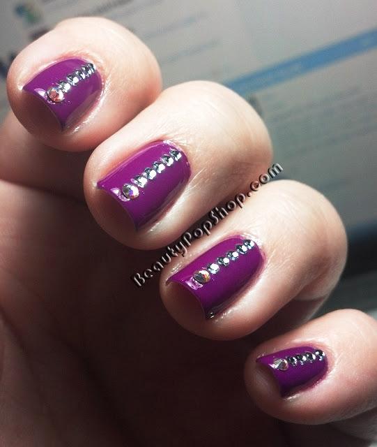 Cult Nails & BeautyPopShop Rhinestone Tuesday Mani