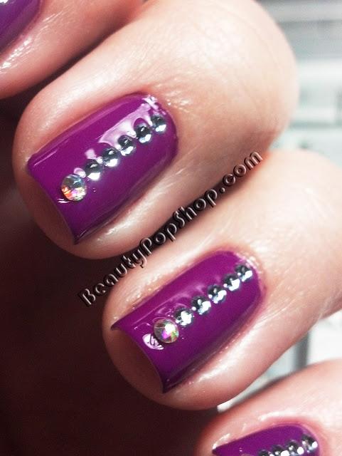 Cult Nails & BeautyPopShop Rhinestone Tuesday Mani