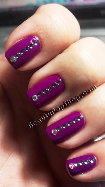 Cult Nails & BeautyPopShop Rhinestone Tuesday Mani