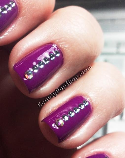 Cult Nails & BeautyPopShop Rhinestone Tuesday Mani