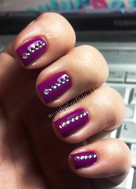 Cult Nails & BeautyPopShop Rhinestone Tuesday Mani