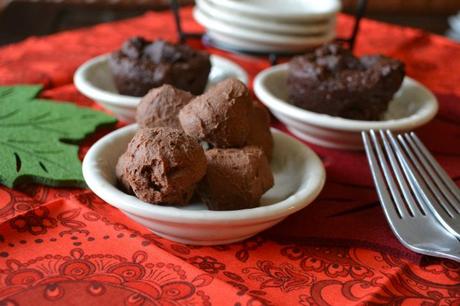 Truffles on Plate