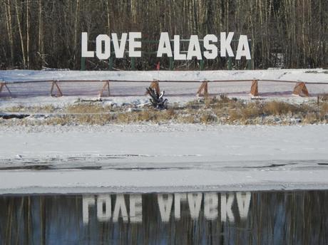 Love Alaska Sign | Pikes Landing | Fairbanks Alaska