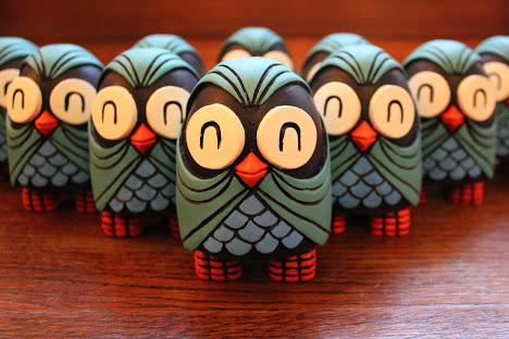 45RPM's Owl Army Toys