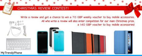 Christmas Review Contest on MyTrendyPhone UK