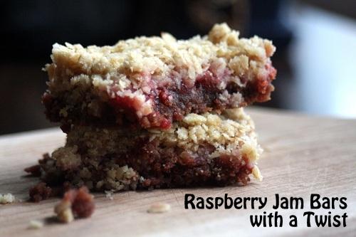 Day 11: Raspberry Jam Bars with a Twist