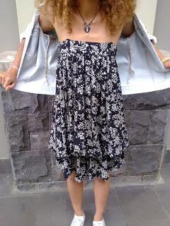 Street Style: DIY Dress From A Maxi Skirt.