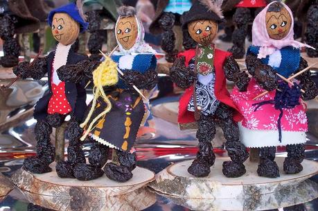 The famous Prune People, which you can buy at the Nuremberg Christmas Market in Germany