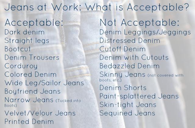 Ask Allie: Office-appropriate Jeans