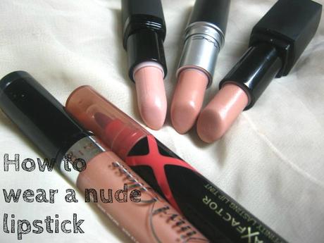 How to wear nude lipstick