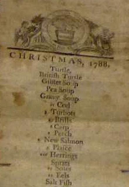 Tavern Feasting in Bristol, Christmas 1788