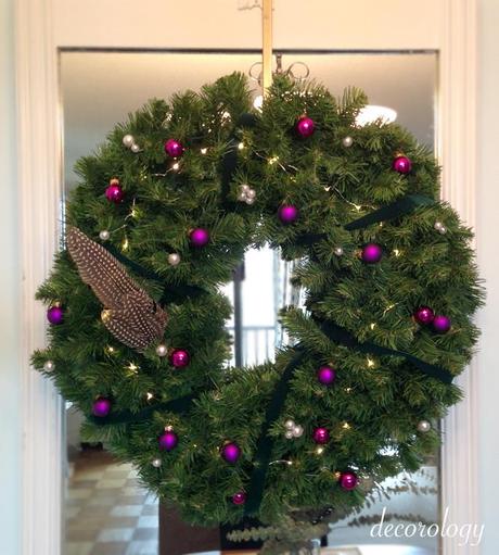 My Christmas Wreath, other people's gorgeous wreaths, and Christmas mantel decorating ideas