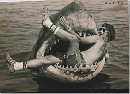 Jaws BTS 10 Awesome Behind the Scenes Horror Film Photos