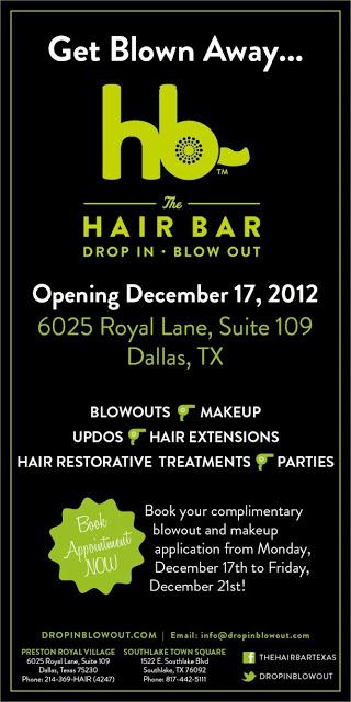 Get a FREE Blowout from Hair Bar