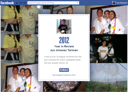 Facebook Yearend review