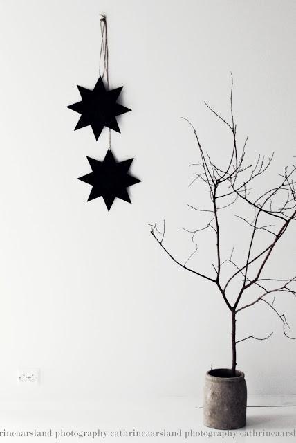 It's a black and white Xmas: stars