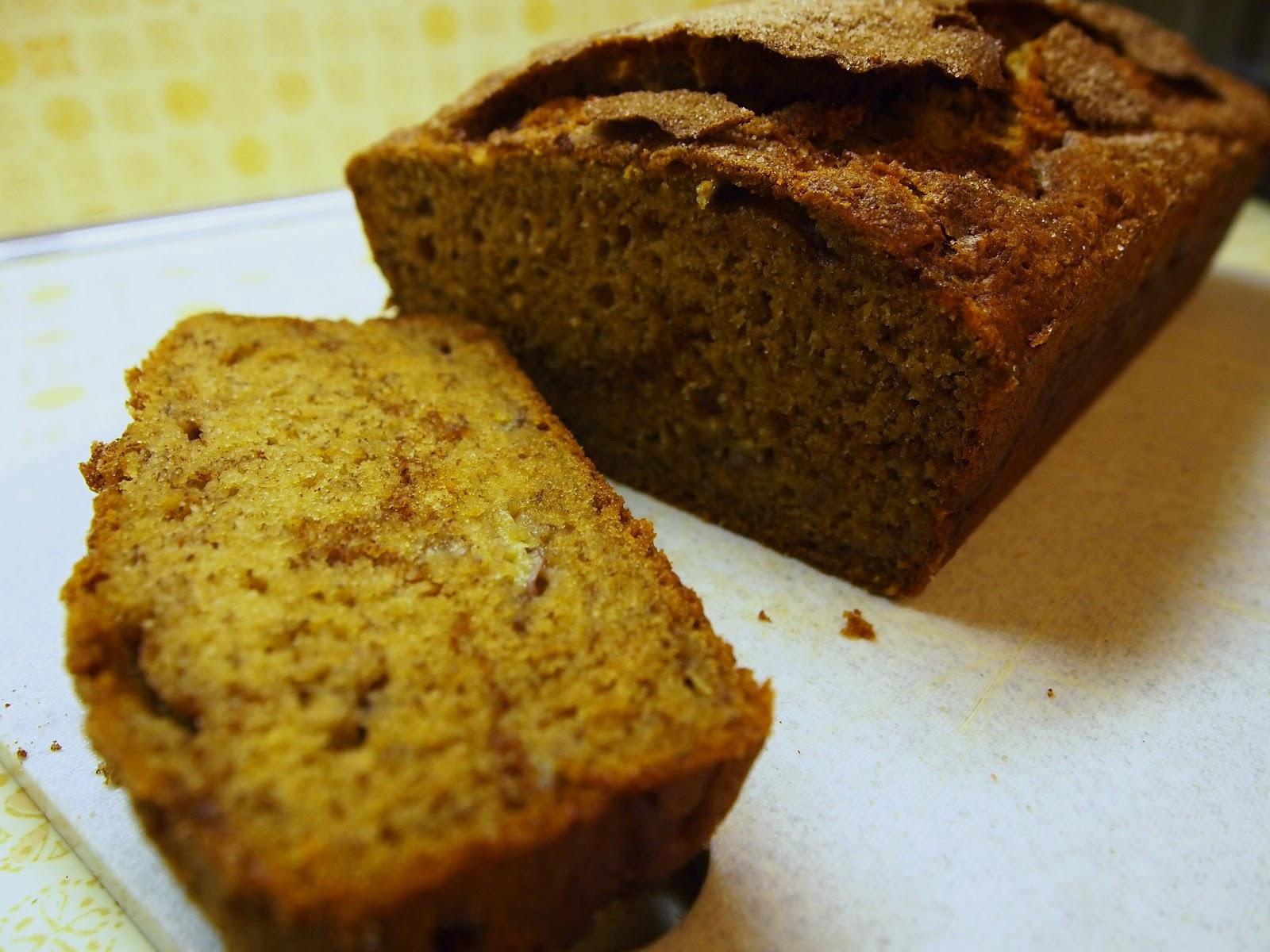 Cinnamon Sugar Banana Bread