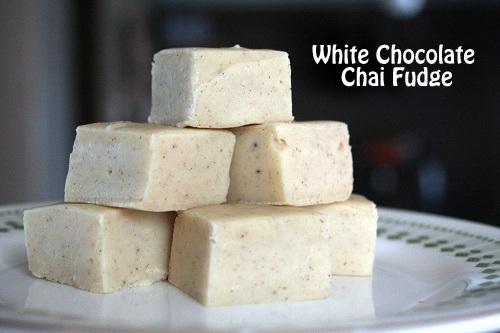 Day 13: White Chocolate Chai Fudge