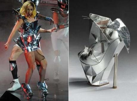 Lady Gaga’s Emporio Armani Shoe is up for Auction