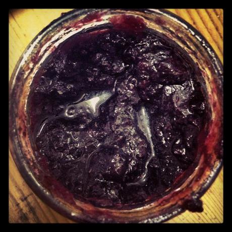 ...and blueberry jam