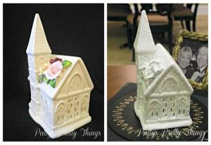 Glittery White Church Craft