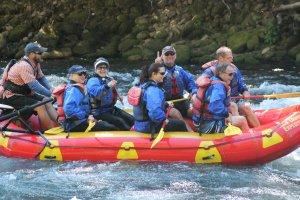 Rafting on the McKenzie River, Labor Day weekend, 2012.