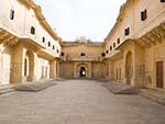 Inside the Nahargarh Fort palace compound