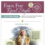 Faux Fur Fashion Style Infographic