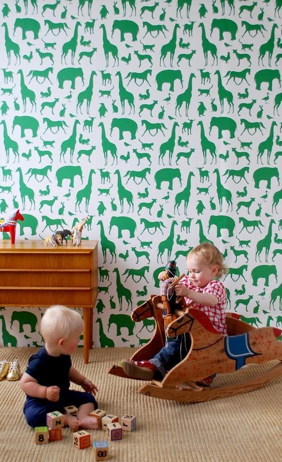 emerald wallpaper How to Use Emerald in Your Childs Room (Pantone 2013 Color of the Year!)