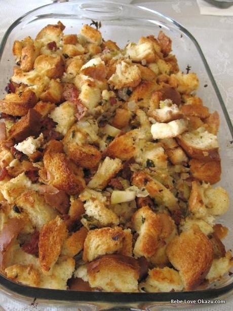 Sausage Apple Cranberry Stuffing Sausage, Apple, Cranberry Stuffing & Mourning Children and Heroes