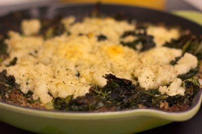 Pork and Kale Skillet Pie