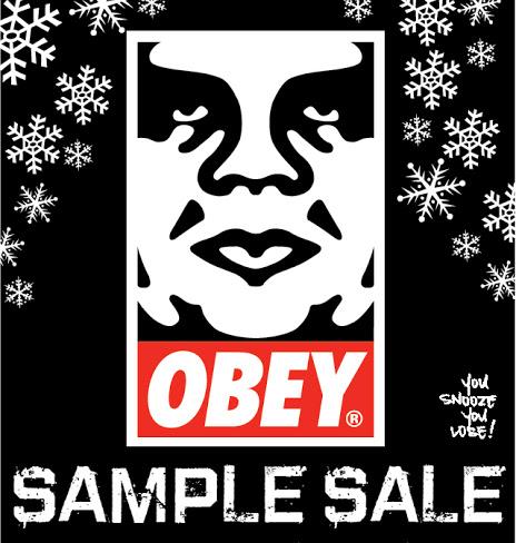 OBEY Sample Sale London