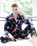 New York Botanical Ladies Flannel Pyjamas