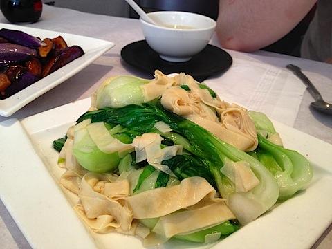 chinese vegetables with yuba.JPG