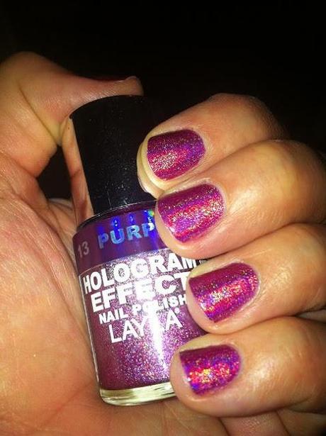 Holographic Polish Manicure