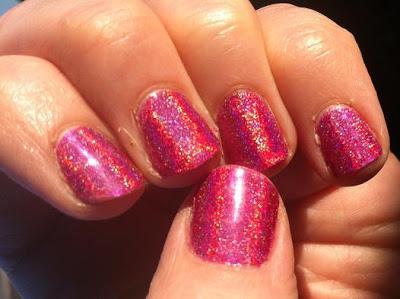 Holographic Polish Manicure